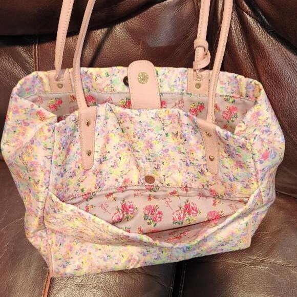 Betsey Johnson Smooth Nylon Floral Tote - Picture 9 of 10